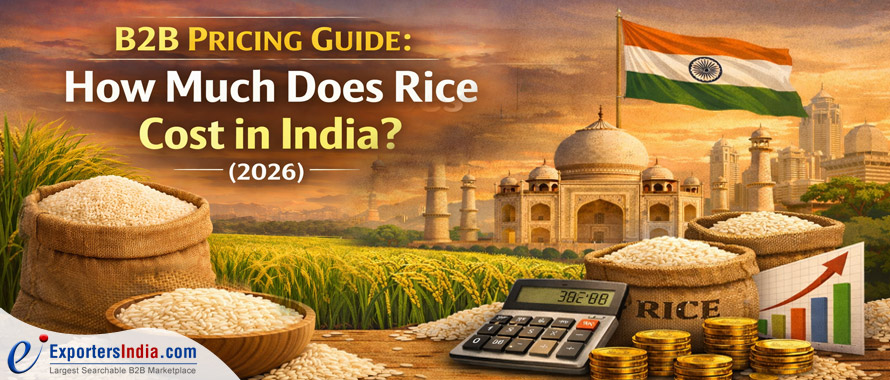 B2B Pricing Guide: How Much Does Rice Cost in India? (2026)