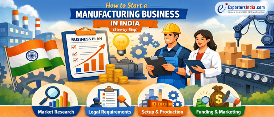 How to Start a Manufacturing Business in India: A Complete Step-by-Step Guide