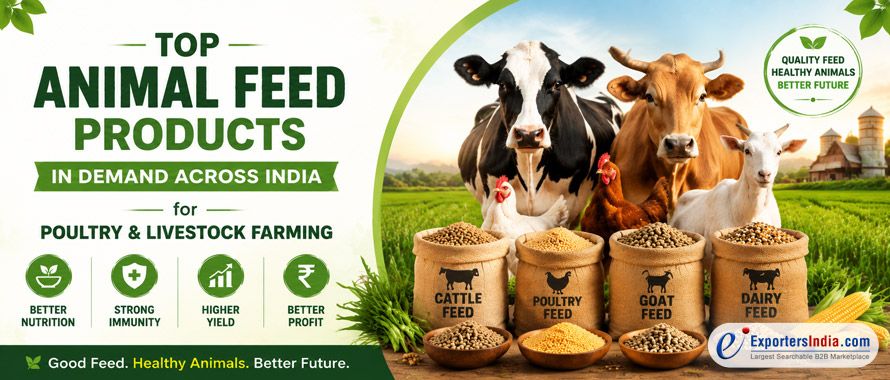 Top Animal Feed Products In Demand Across India For Poultry And Livestock Farming