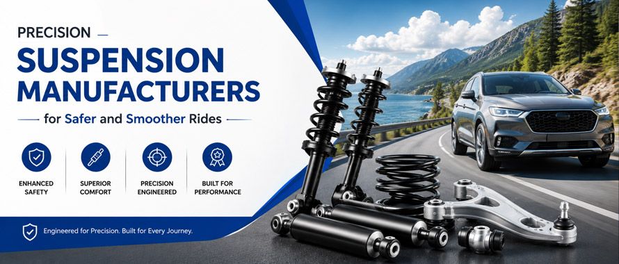 Top Suspension And Steering Parts Manufacturers For Safe And Durable Vehicle Performance