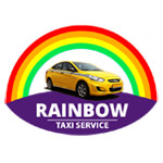 Rainbow Taxi Service Logo