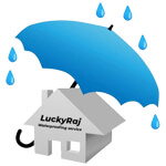 Luckyraj waterproofing services in hyderabad Logo