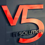 V5 IT SOLUTION Logo