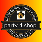 Party 4 shop home decoration Logo