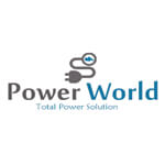 Power World ups battery Logo