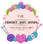 Crochet knit hands Logo