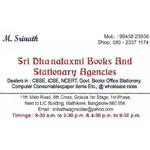 DHANALAKSHMI BOOKS AND STATIONARY AGENCIES