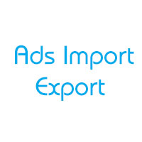 Ads Import Export
