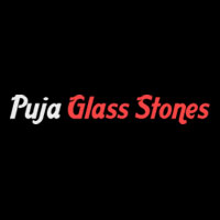 Puja Glass Stones Logo