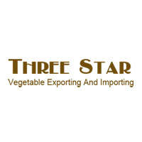 Three Star Vegetable Exporting And Importing Logo