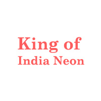 King of India Neon Logo