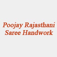 Poojay Rajasthani Saree Handwork