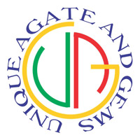 Unique Agate And Gems Logo