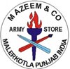 M Azeem & Co. Army Store Logo