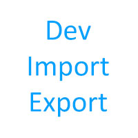 Dev Import Export