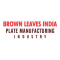 Brown Leaves India Plate Manufacturing..