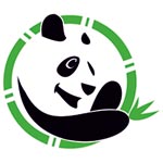 The paper panda Logo