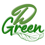D Green Paper Industry Logo