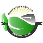 Green and Clean Aves Land Sansthan Logo