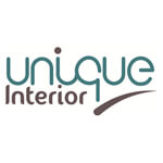 unique interior contractor Logo