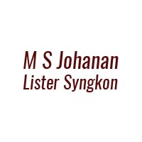 M S Johanan Lister Syngkon