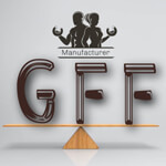 Gym fitness manufacturer Logo