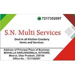 S.N. Multi Services Logo
