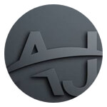 AJ MACHINES Logo