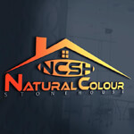 Natural Colour Stone House Logo