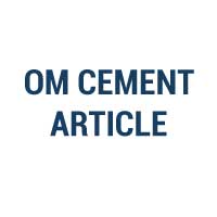 Om Cement Article Logo