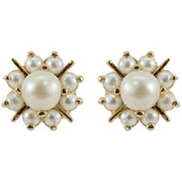 Pearl Stone Earrings