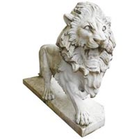 Marble Lion Statue