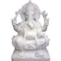 Marble Ganesh Statue In Agra