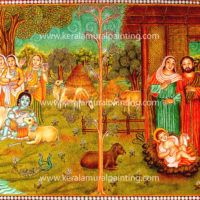 Mural Paintings Sarees