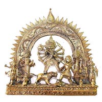 Brass Durga Statues