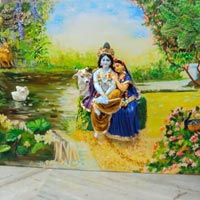 Radha Krishna Mural Paintings