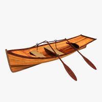 Wooden Boat Model