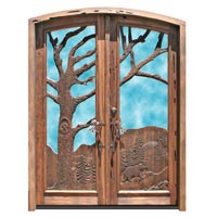 Art Wood Door
