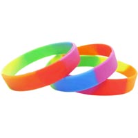 Multi Color Silicone Wristband