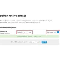 Domain Renewal