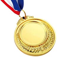 Gold Plated Medal