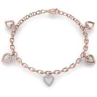 Diamond Charm Bracelet