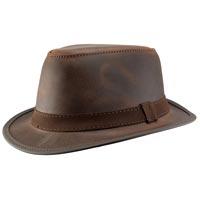 Mens Leather Hat