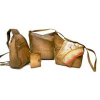 Leather Hand Painted Bags
