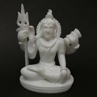 Marble Shiv Statue In Agra