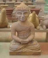 Sandstone Buddha Statue In Jaipur