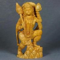 Wooden Hanuman Statue In Jaipur