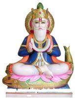 Marble Jhulelal Statue