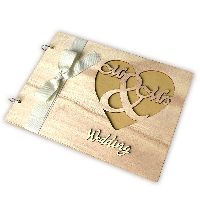 Wooden Wedding Cards
