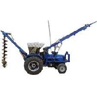 Tractor Pole Erection Machine